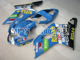 Carénage ABS injecté Suzuki GSXR600 GSXR750 2004-2005 - Rizla+ - Bleu - MFS4852